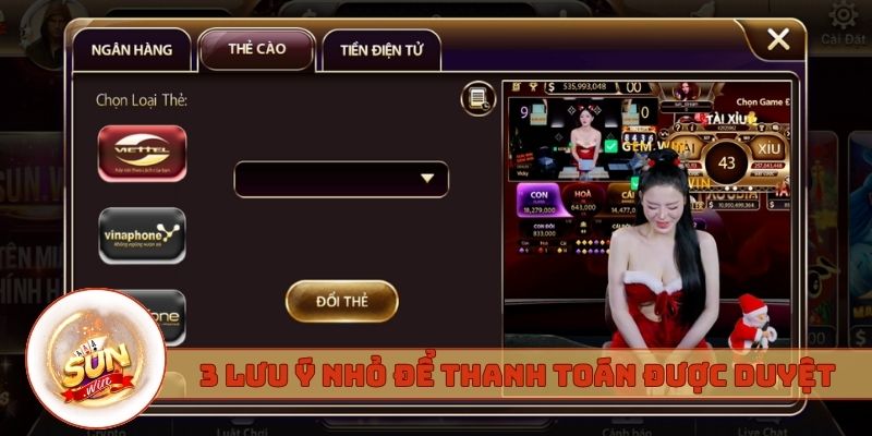3 lưu ý nhỏ để thanh toán được duyệt