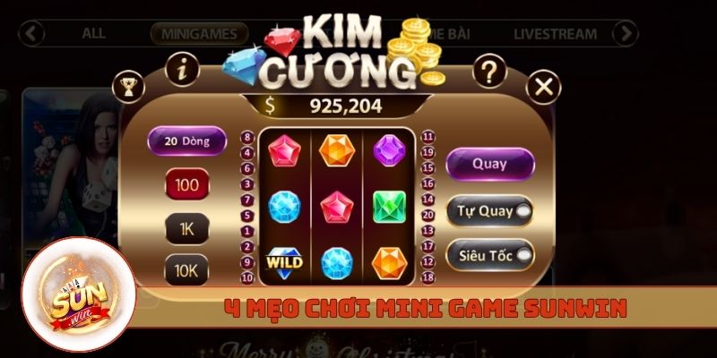 4 mẹo chơi mini game Sunwin đỉnh của chóp