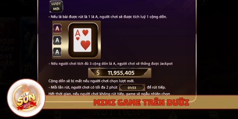 mini game Trên dưới