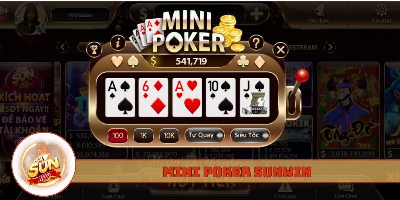 mini poker sunwin